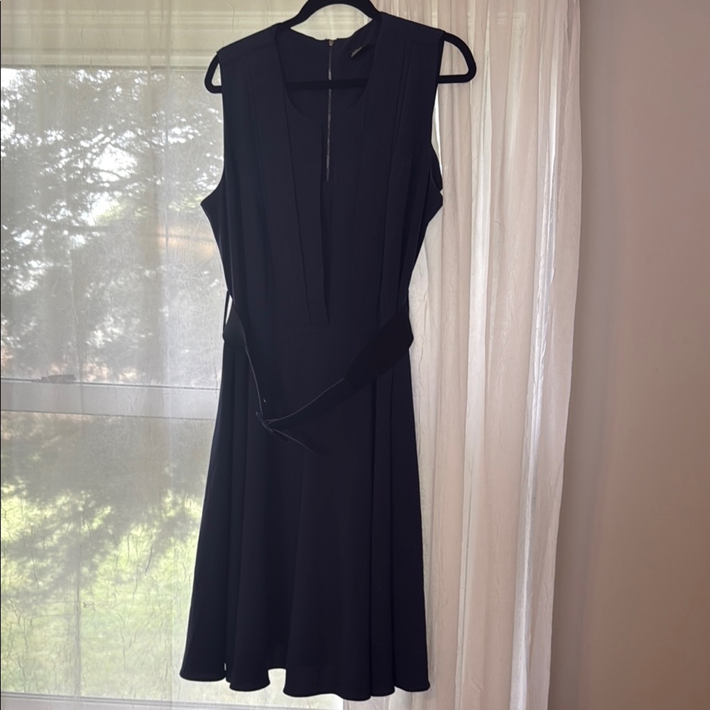 City Chic Blue Sleeveless A-Line Midi Dress M-18